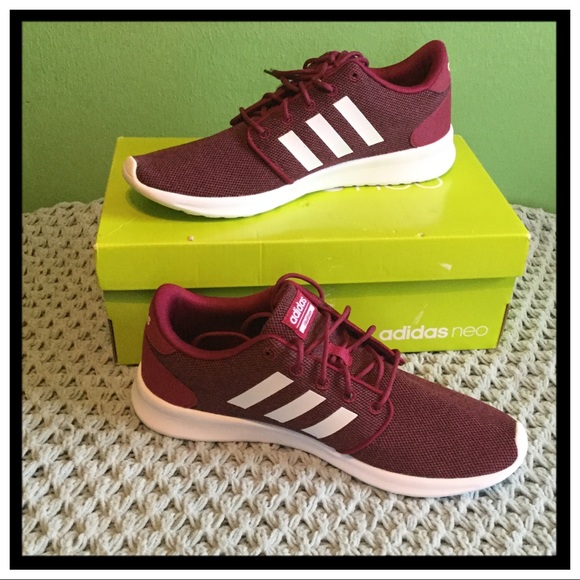 adidas cloudfoam qt racer maroon